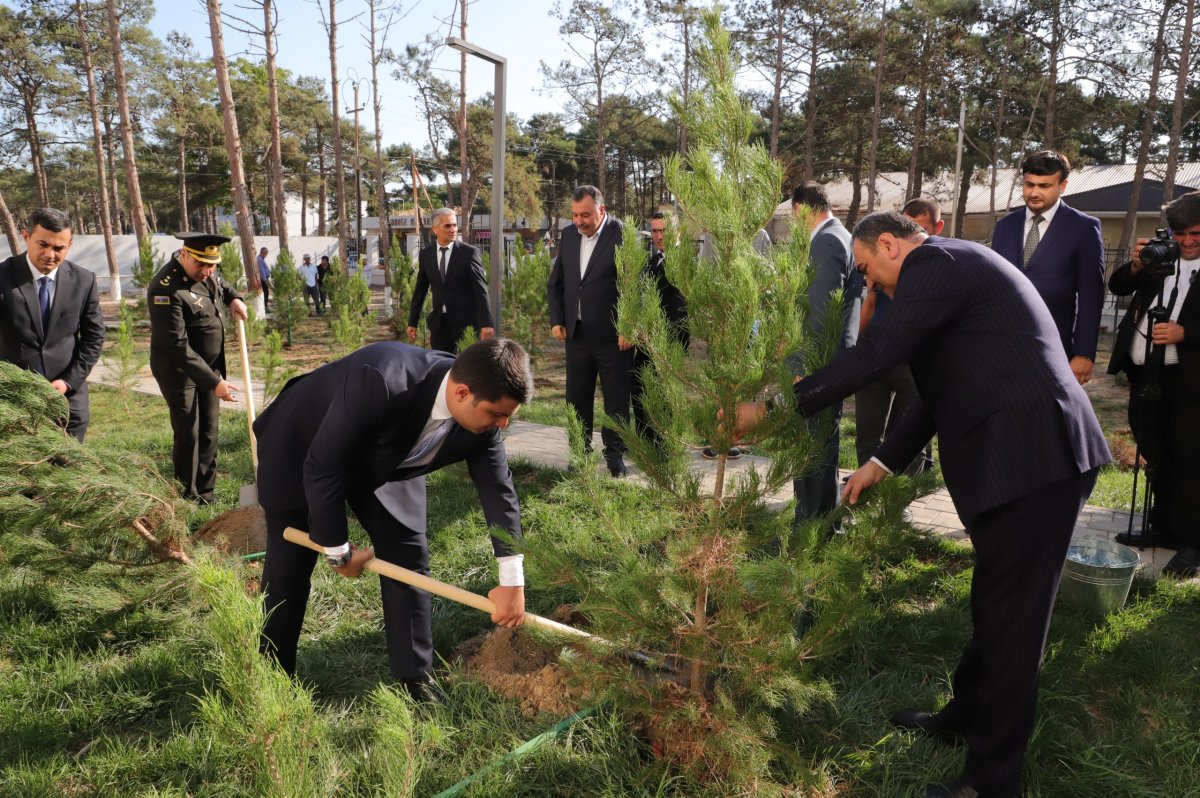 Neftçalada Bilik Günü qeyd olunub, yeni məktəb binası istifadəyə verilib - Şəkil 4