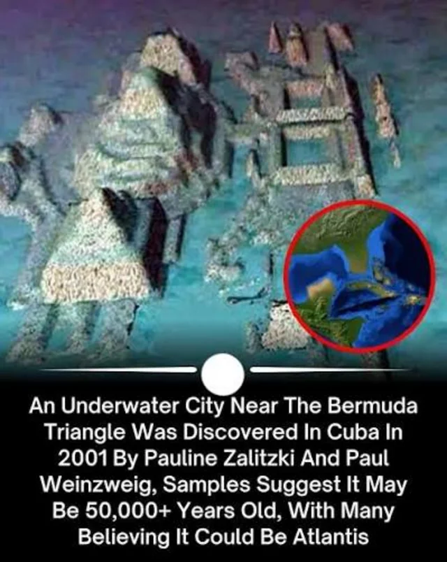 Bermud üçbucağında batmış şəhərin izləri tapılıb - FOTO